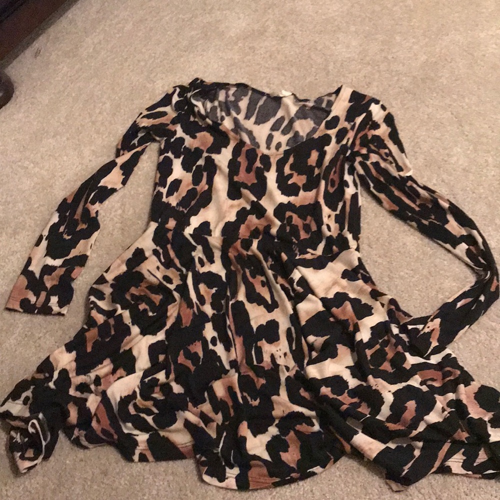 SHOW ME YOUR MUMU skater dress in cheetah